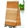 Jute linen cotton saree